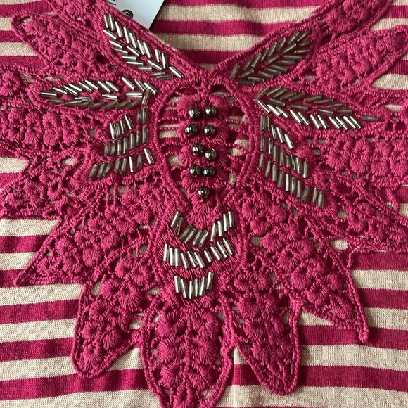 + CJ BANKS + Striped Ultra Soft Top - Picture 5 of 6